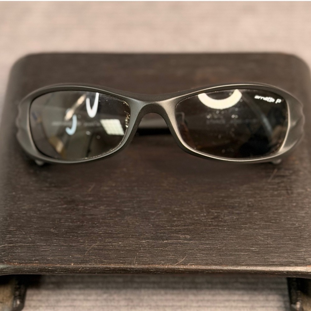 Arnette Stance 4020-01/81 Polarized Sunglasses Matte Black Made in Italy Mens